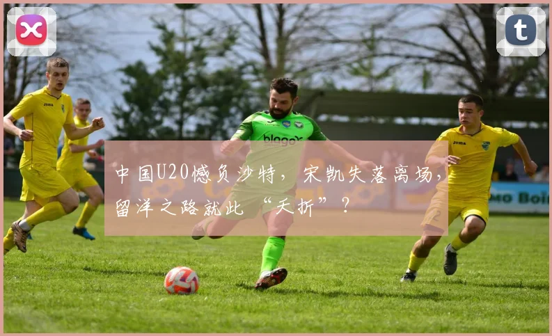 中国U20憾负沙特，宋凯失落离场，留洋之路就此 “夭折”？